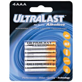 4PK CARDED AAA BATT